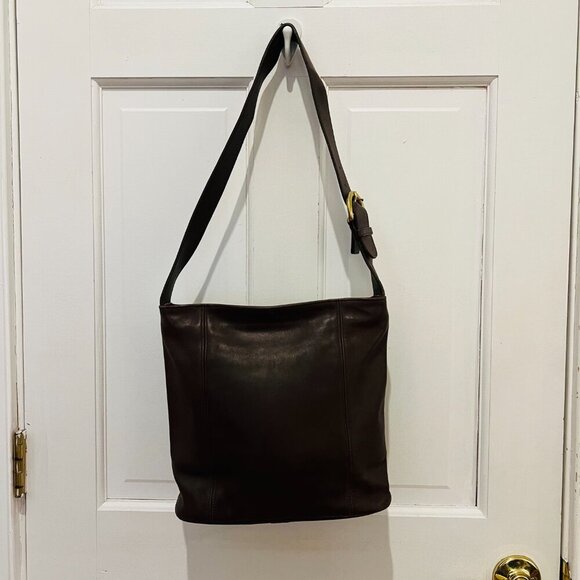 Vintage Coach Erickson Caramel Tan Bag -4169 MADE IN USA - Picture 7 of 16